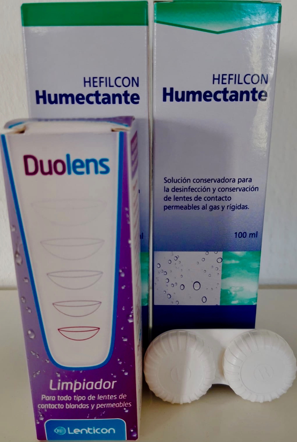Pack 2 Hefilcon + 1 Duolens + 1 Estojo
